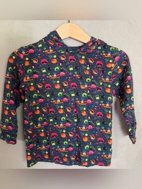 Muse Threads bamboo XXS 12-24 months Monster lightweight hoodie